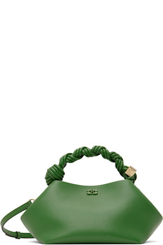 GANNI - Green Small GANNI Bou Bag | SSENSE