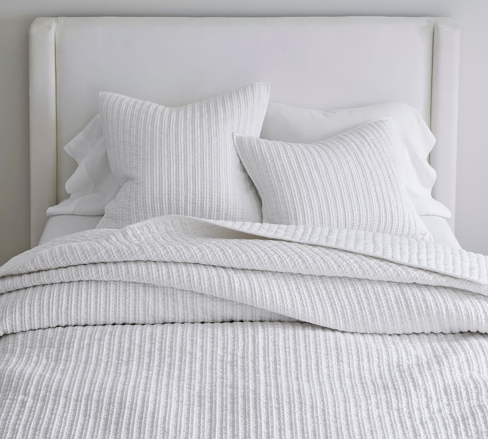 Honeycomb Quilt, White, King/Cal. King | Pottery Barn (US)