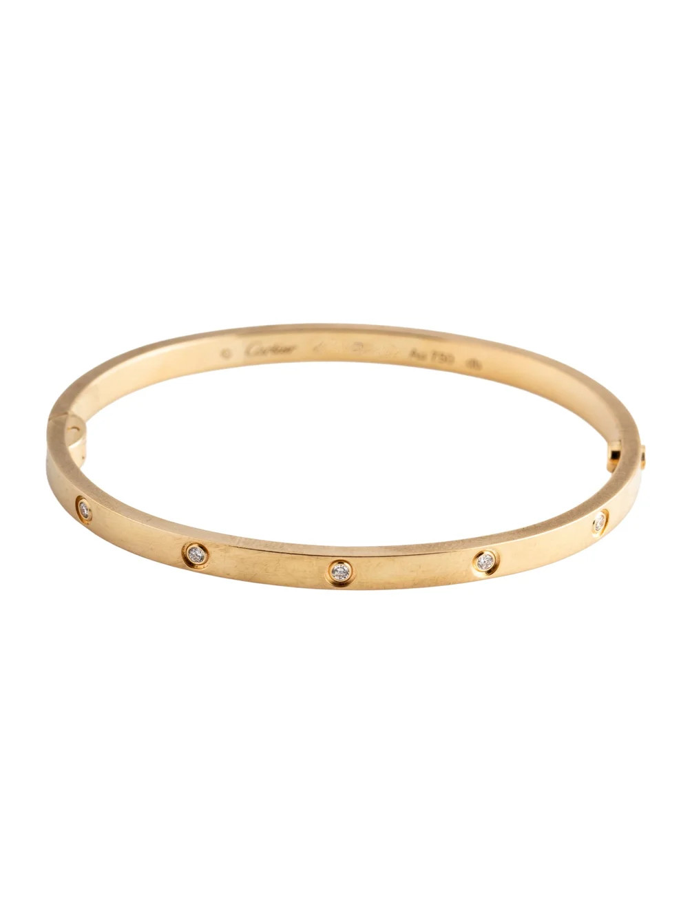 10 Diamonds Small LOVE Bracelet | The RealReal