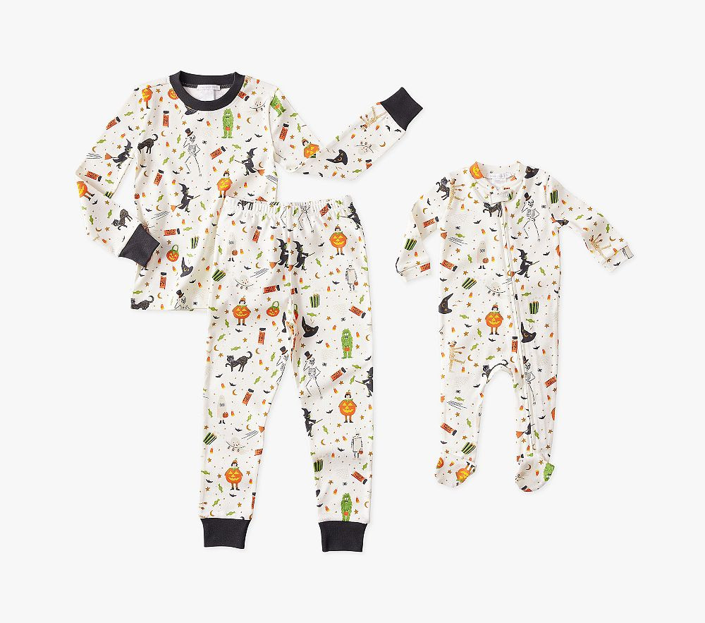 Rifle Paper Co. Halloween Organic Cotton Family Pajamas | Pottery Barn Kids