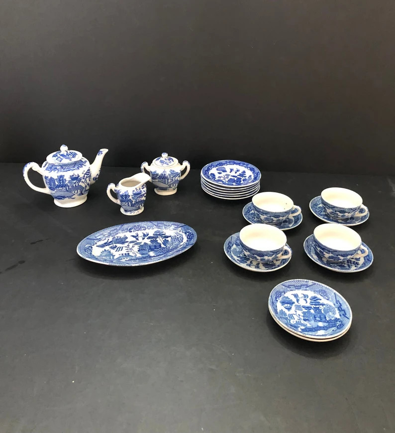 Japanese Child's 22 Piece Tea Set Wonderful Condition | Etsy (US)