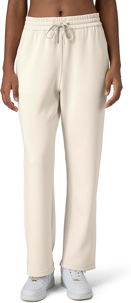 Colorfulkoala Women's High Waisted Ultra Soft Drawstring Modal Sweatpants Wide Leg Casual Lounge ... | Amazon (US)