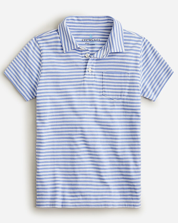 Boys' short-sleeve polo shirt in stripe | J. Crew US