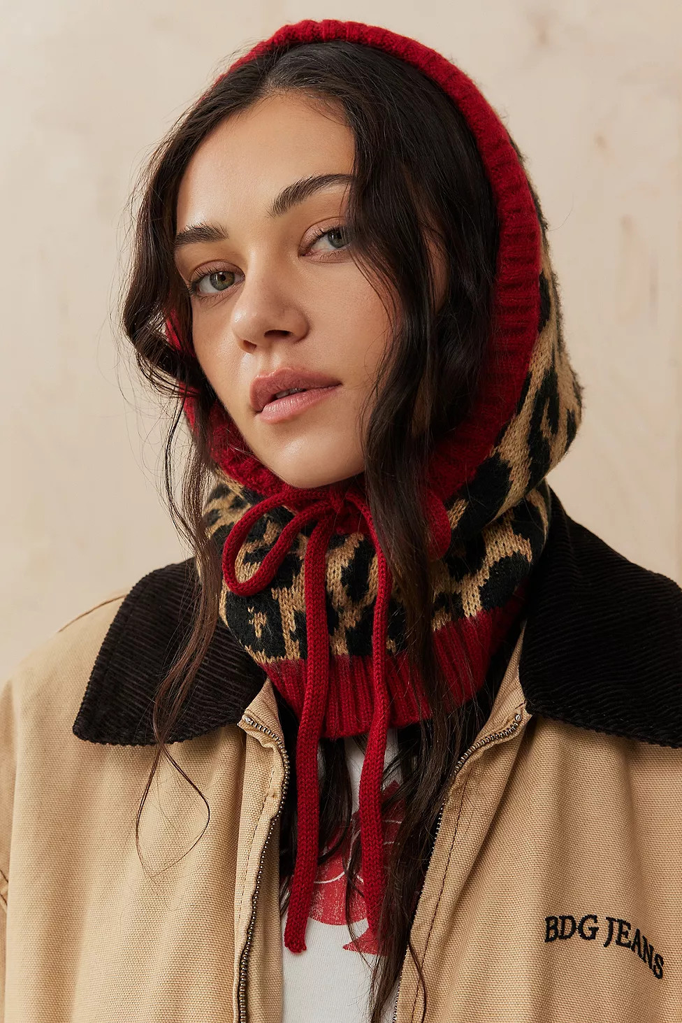 Capuche Imprimé Léopard Damson Madder | Urban Outfitters FR