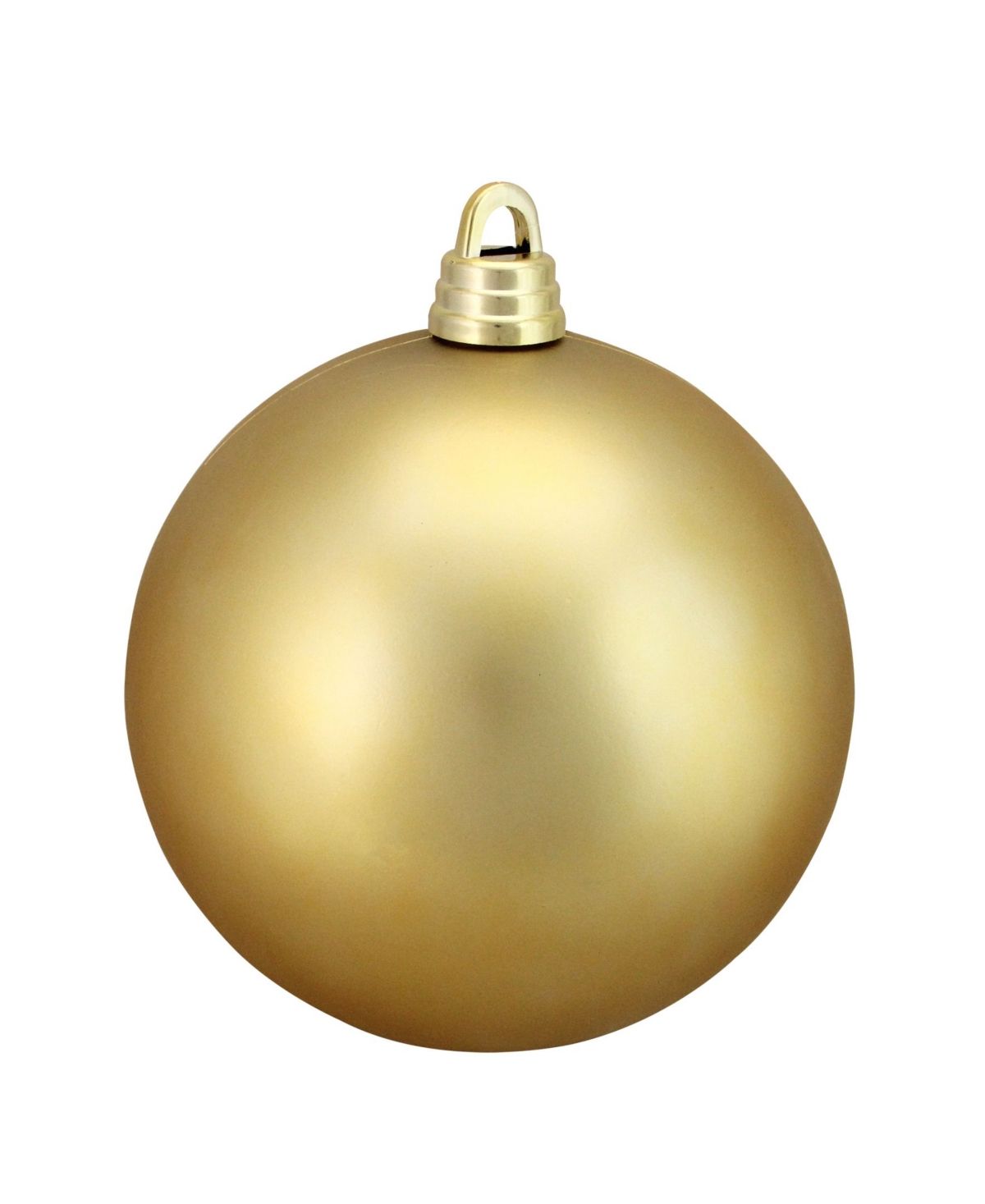 Northlight Vegas Gold Shatterproof Matte Christmas Ball Ornament 12" 300mm | Macys (US)