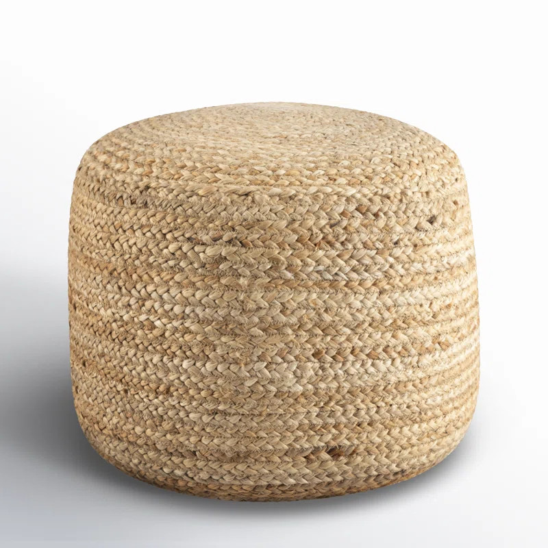 Birch Lane™ Bergholt 18" Wide Round Pouf Ottoman & Reviews | Wayfair | Wayfair North America