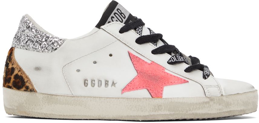 White & Pink Super-Star Sneakers | SSENSE