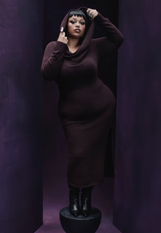 Cowl Sweater Dress | Eloquii