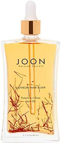Joon Saffron Hair Elixir Pistachio + Rose Hair Oil, 3.11 Fl. Oz. | Amazon (US)