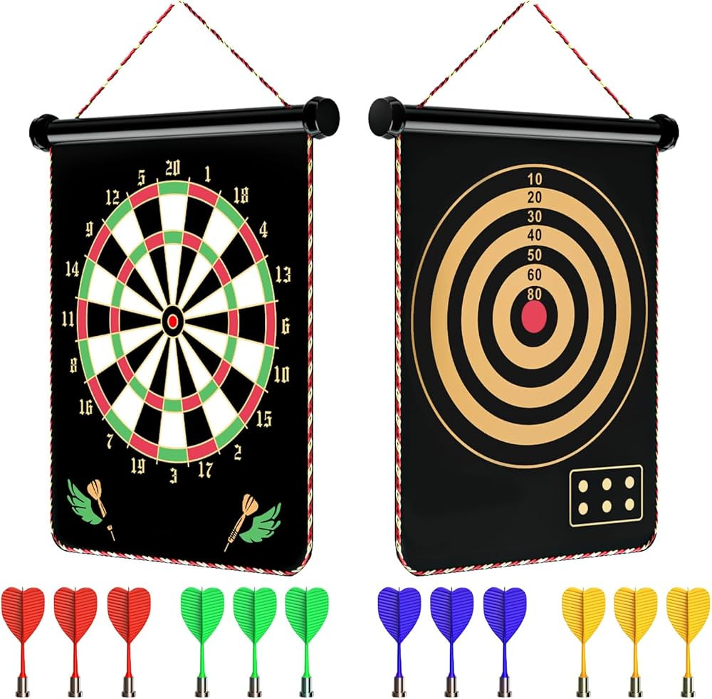 Magnetic Dart Board Games for Kids with 12 Darts Outdoor Toys for Boys Age 8-13 Cool Stuff Gifts ... | Amazon (US)