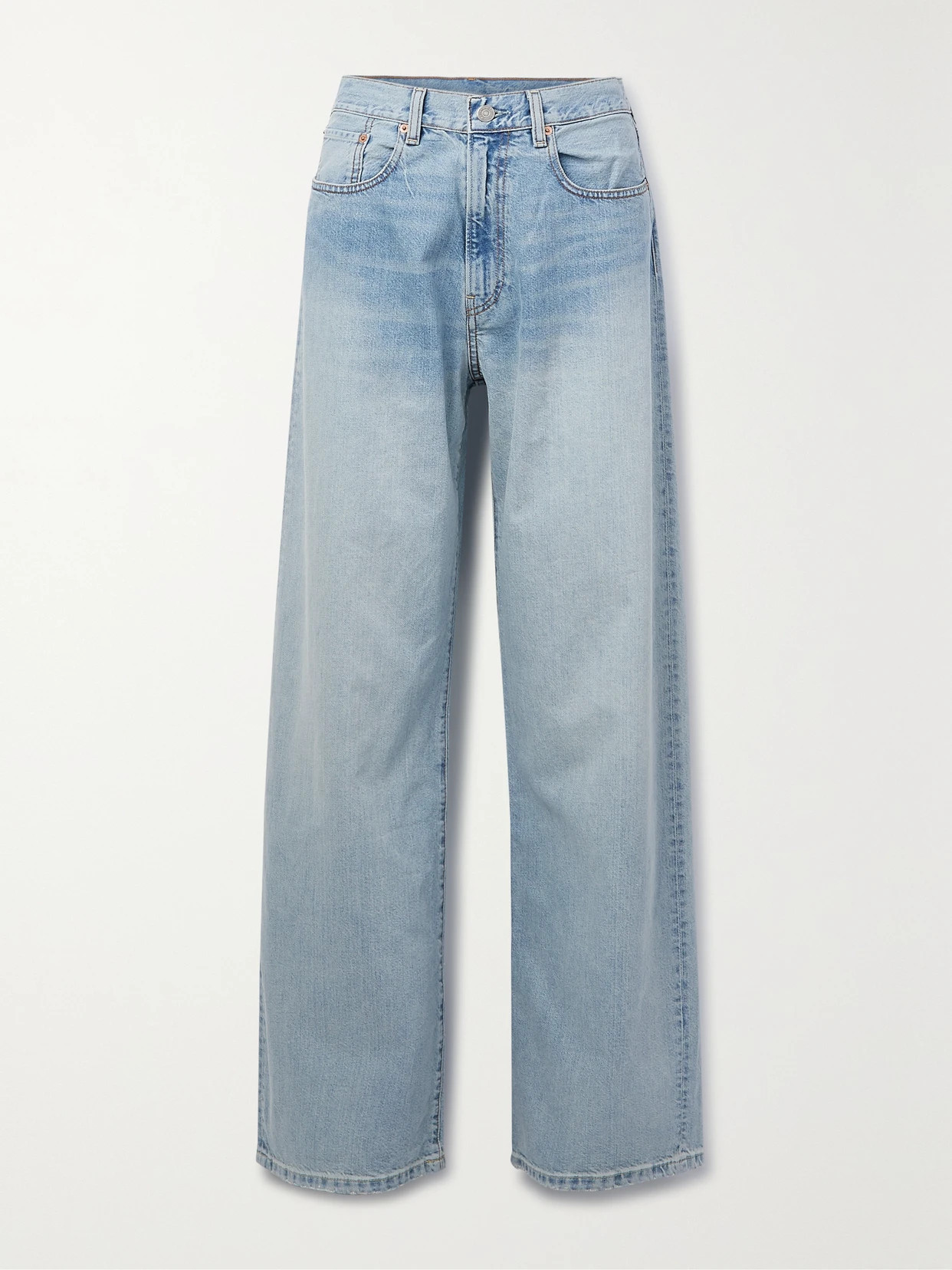 Denimist - Teri High-rise Wide-leg Jeans - Light denim | NET-A-PORTER (UK & EU)