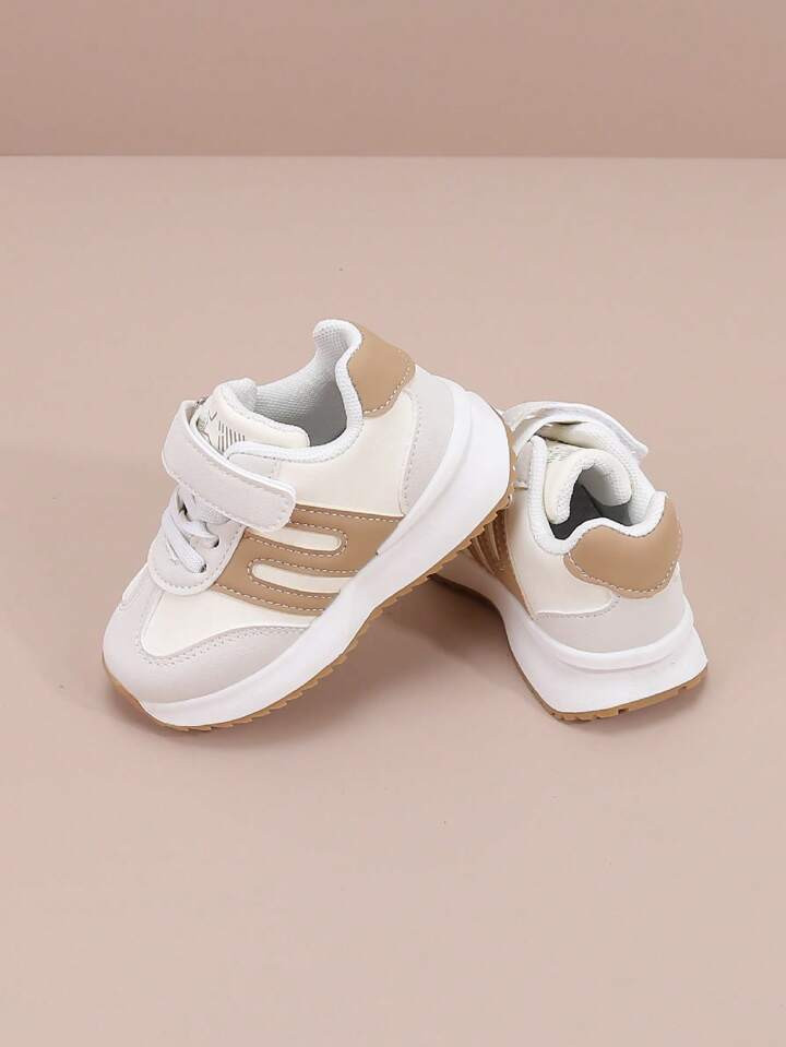 Fashionable Infant Casual Soft Bottom Velvet Sports Shoes With Hook And Loop Straps For Comfort | SHEIN