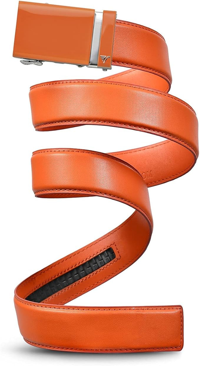 Mission Belt Men's Leather Ratchet Belt, 40mm Solid Collection | Amazon (US)