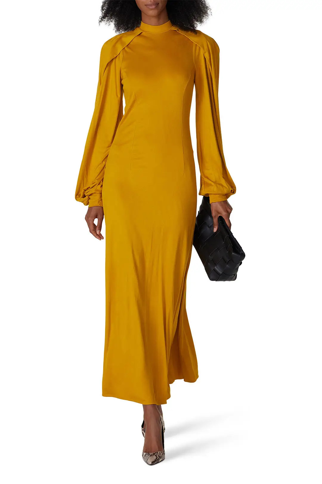 Pyer Moss Wrap Sleeve Maxi | Rent The Runway