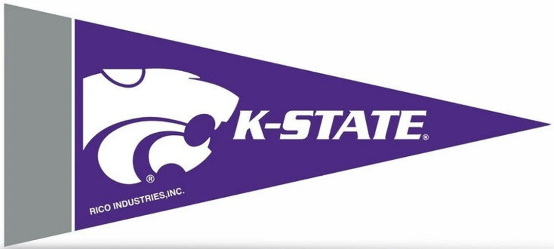Kansas State (K-State) NCAA Licensed Mini Pennant, 4" x 9" | Etsy (US)