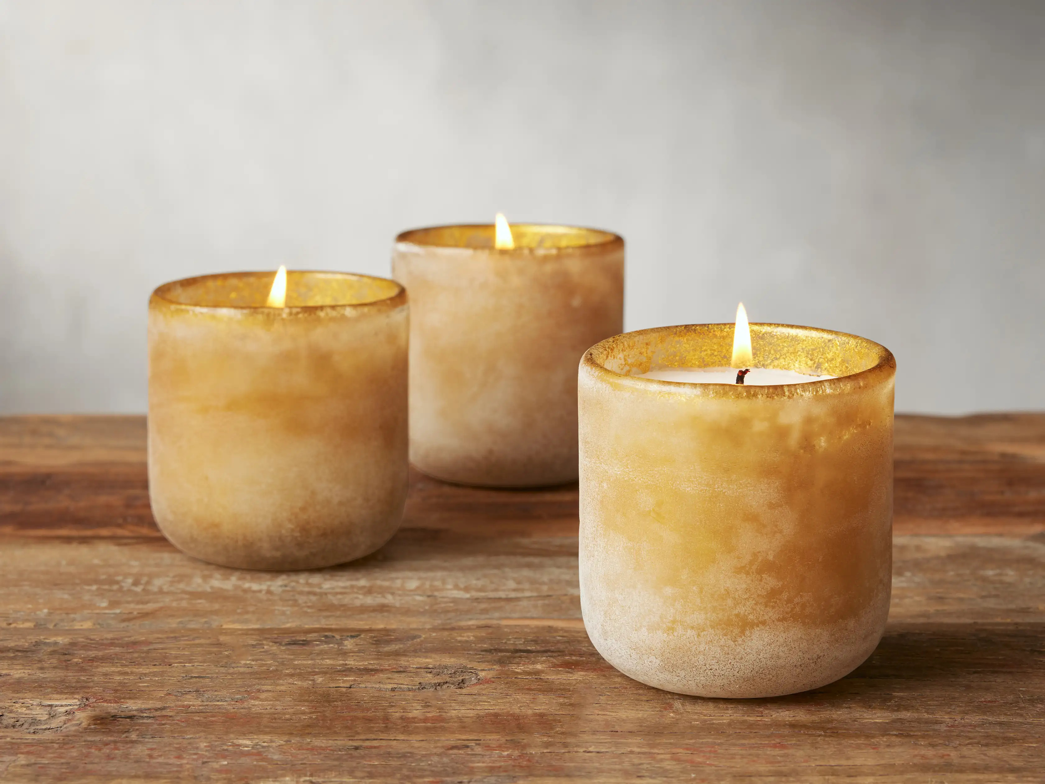 Radiant Myrhh Votive Candles (Set of 3) | Arhaus