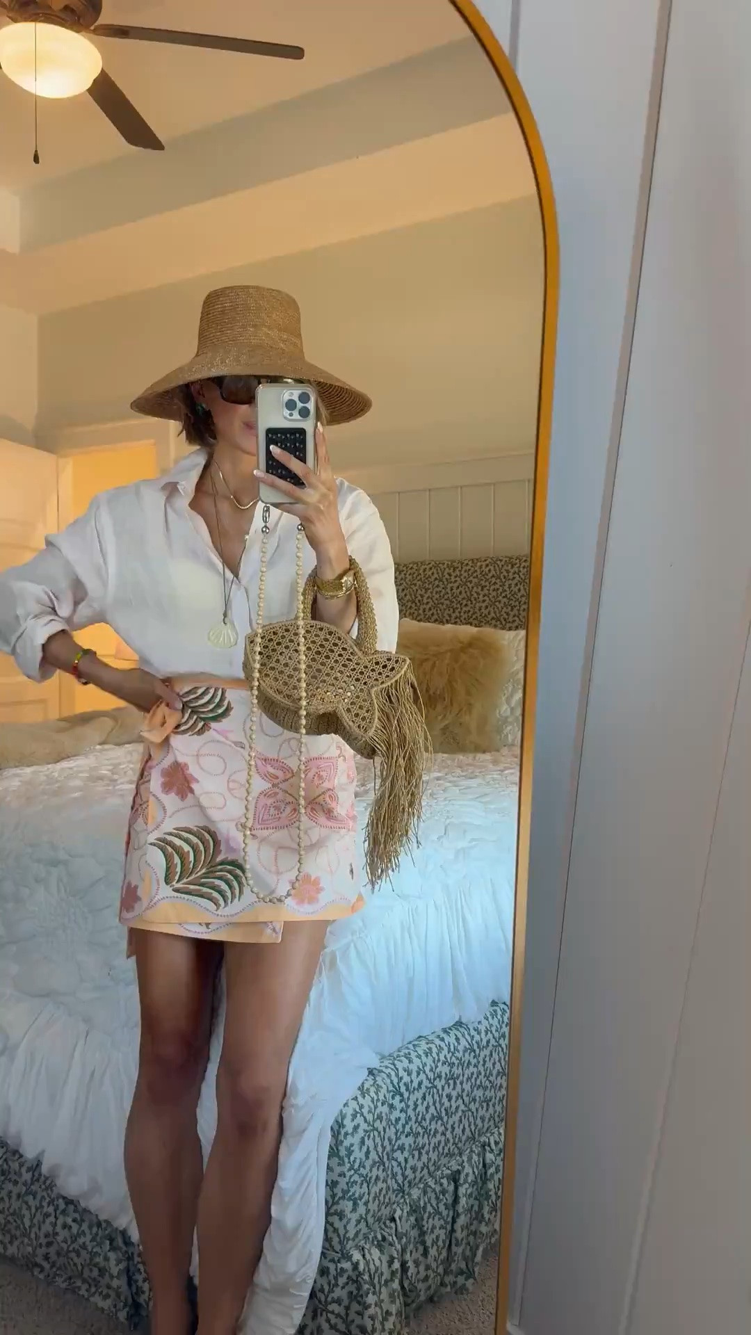 Amazon wrap cover up skirt — the perfect vacation look! I’m wearing a size small.

#LTKsummer #LTKswimwear #LTKstyletip