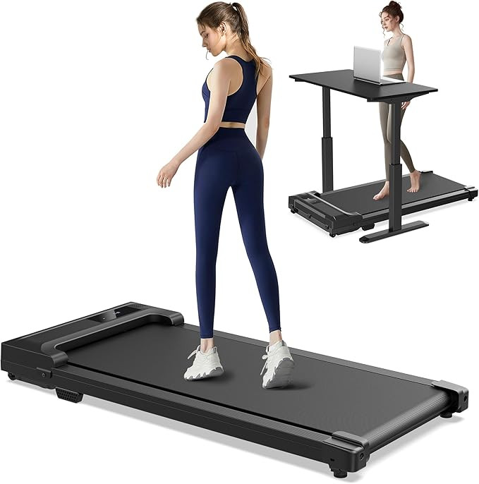 Kerolina Walking Pad Treadmill for Home - Under Desk Treadmills Mini Portable Walking Running Mac... | Amazon (UK)