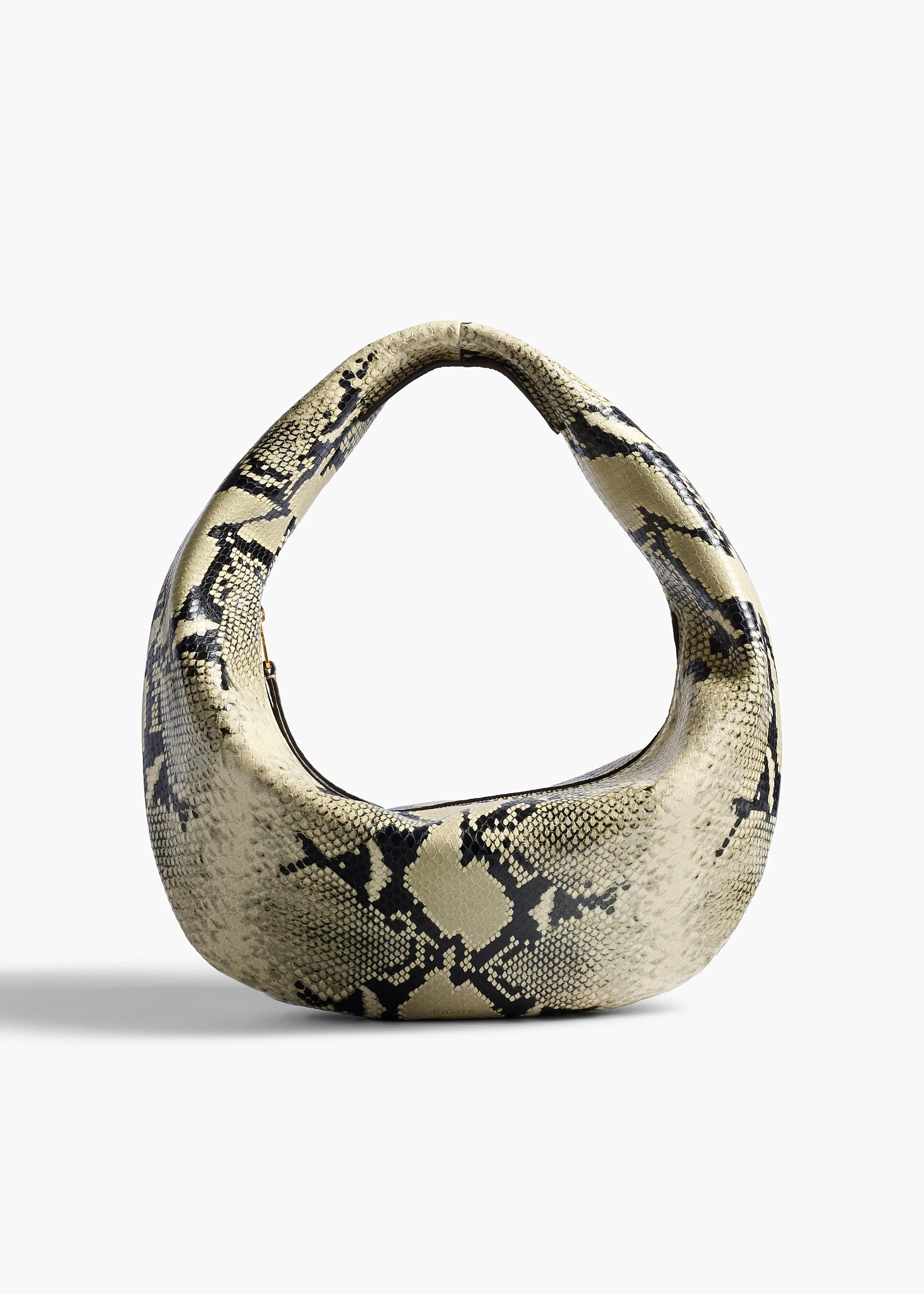 KHAITE - Medium Olivia Hobo In Natural Python-Embossed Leather | Khaite