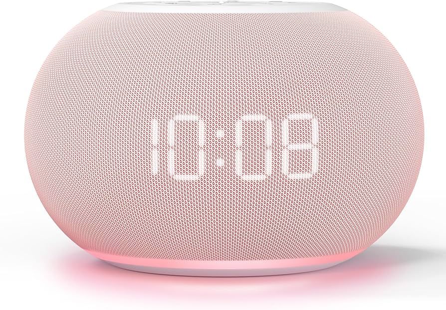 Reacher Auto Dimmable Sound Machine Alarm Clock with Night Lights, 20 Soothing Sounds, Sleep Time... | Amazon (US)