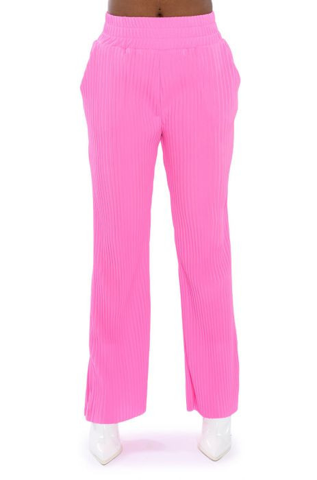 LUCY HIGH RISE WIDE LEG PANT IN PINK | AKIRA