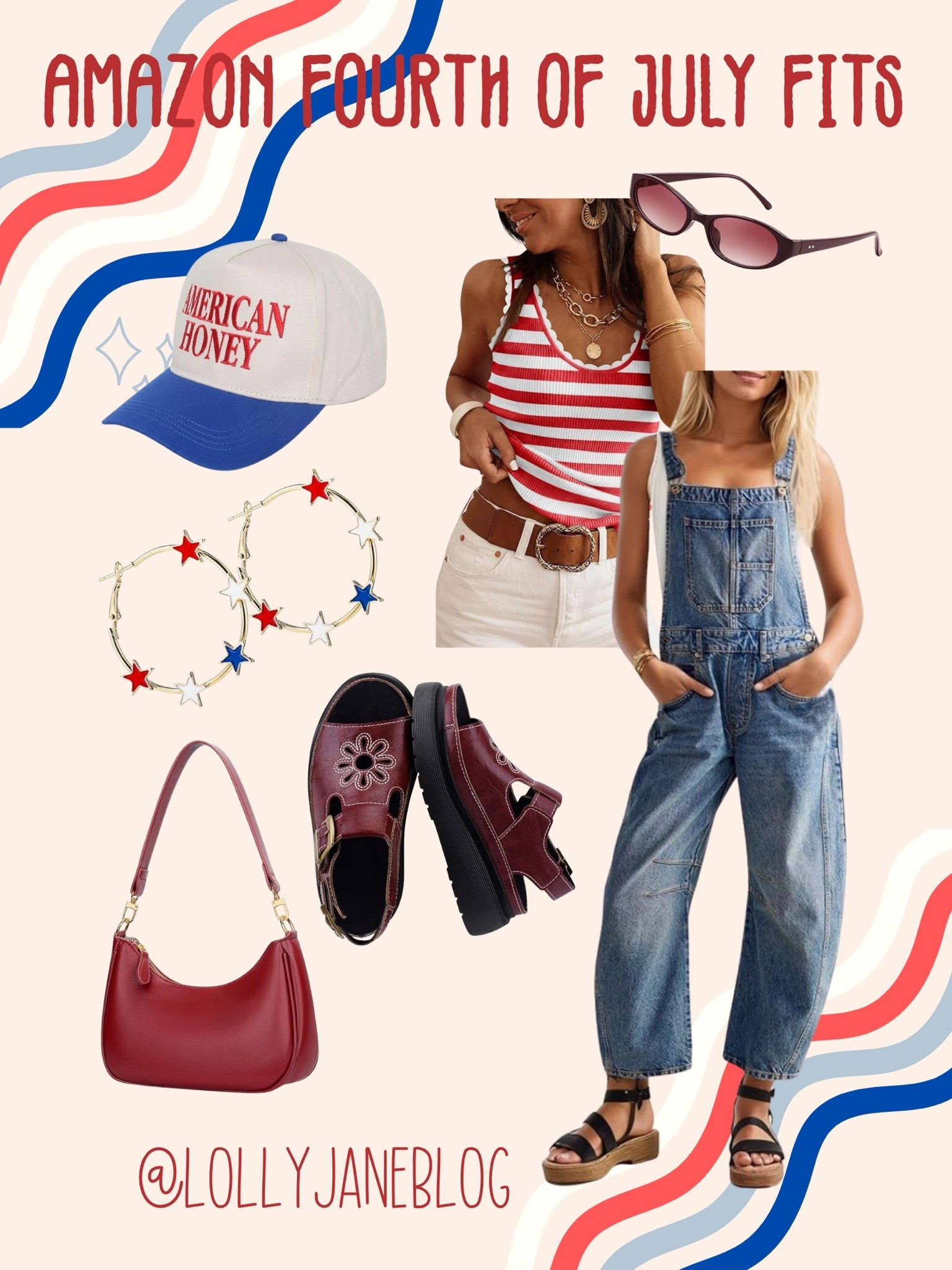 Red white and blue fashion finds for this Independence Day! 🇺🇸

We obviously love Amazon, and for good reason, with the 4th coming up it's such a good time to order our 4th of July Amazon essentials now! ❤️🤍💙

#LTKSeasonal #LTKgrwm #LTKootd