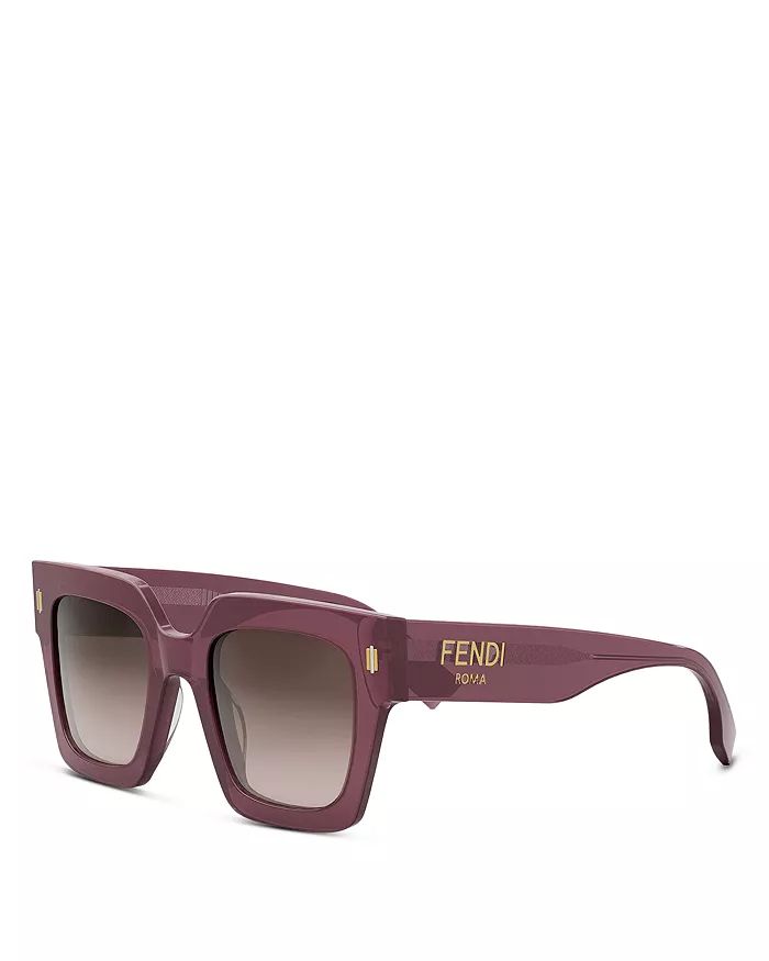 Fendi Roma Square Sunglasses, 50mm Jewelry & Accessories - Bloomingdale's | Bloomingdale's (US)