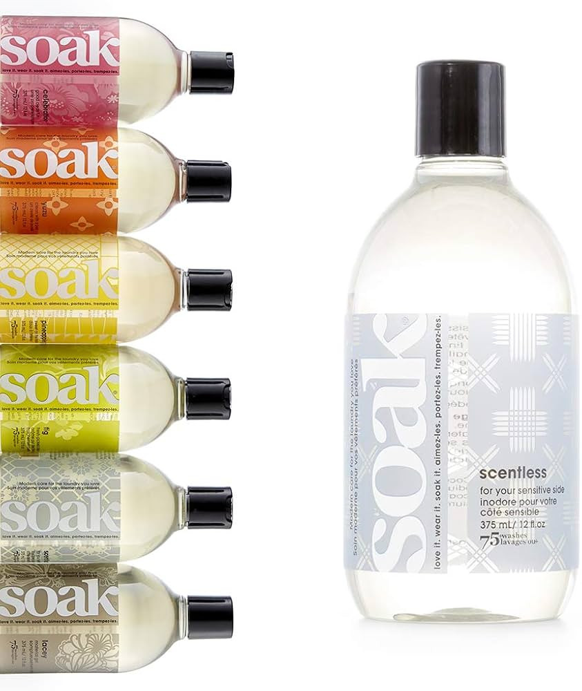 Soak Wash - Scentless 12 oz Laundry Detergent | Amazon (US)