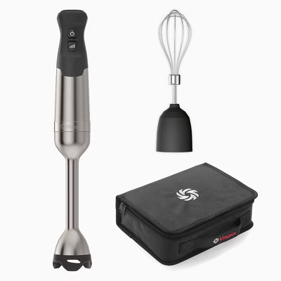 Vitamix Immersion Blender w/ Whisk 5 Speed Silver/Black: Stainless Steel Hand Mixer, Dishwasher-Safe, 625W, 5 Speeds | Target
