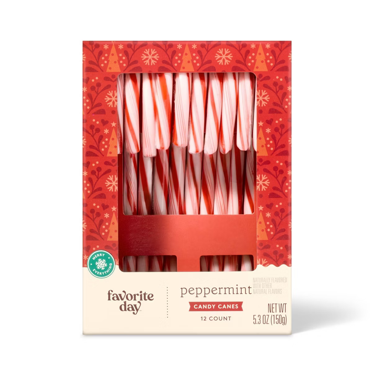 Christmas Peppermint Red & White Candy Canes - 5.3oz/12ct - Favorite Day™ | Target