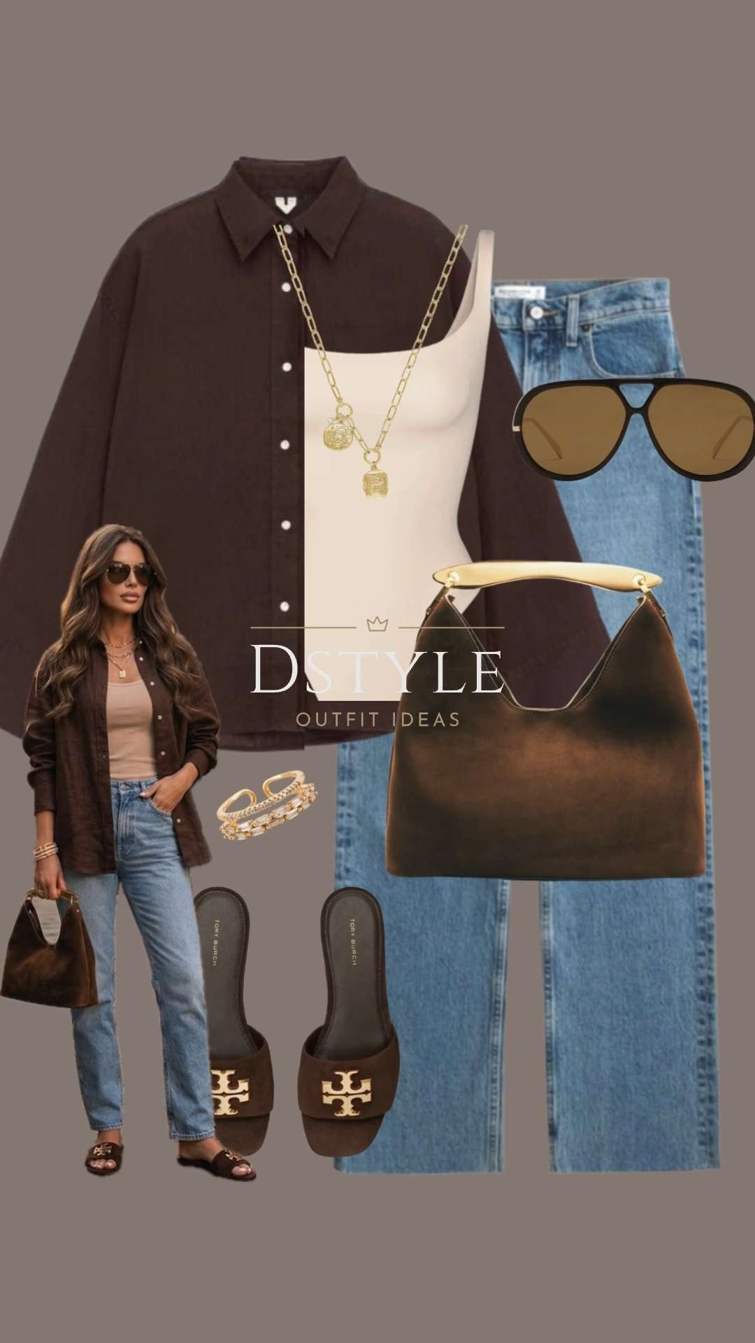 Looking for the perfect transition outfit? This chocolate brown and denim combo is a total mood for those "nothing to wear" days. Clean, classic, and so comfortable. 

 

#LTKootd #LTKSeasonal