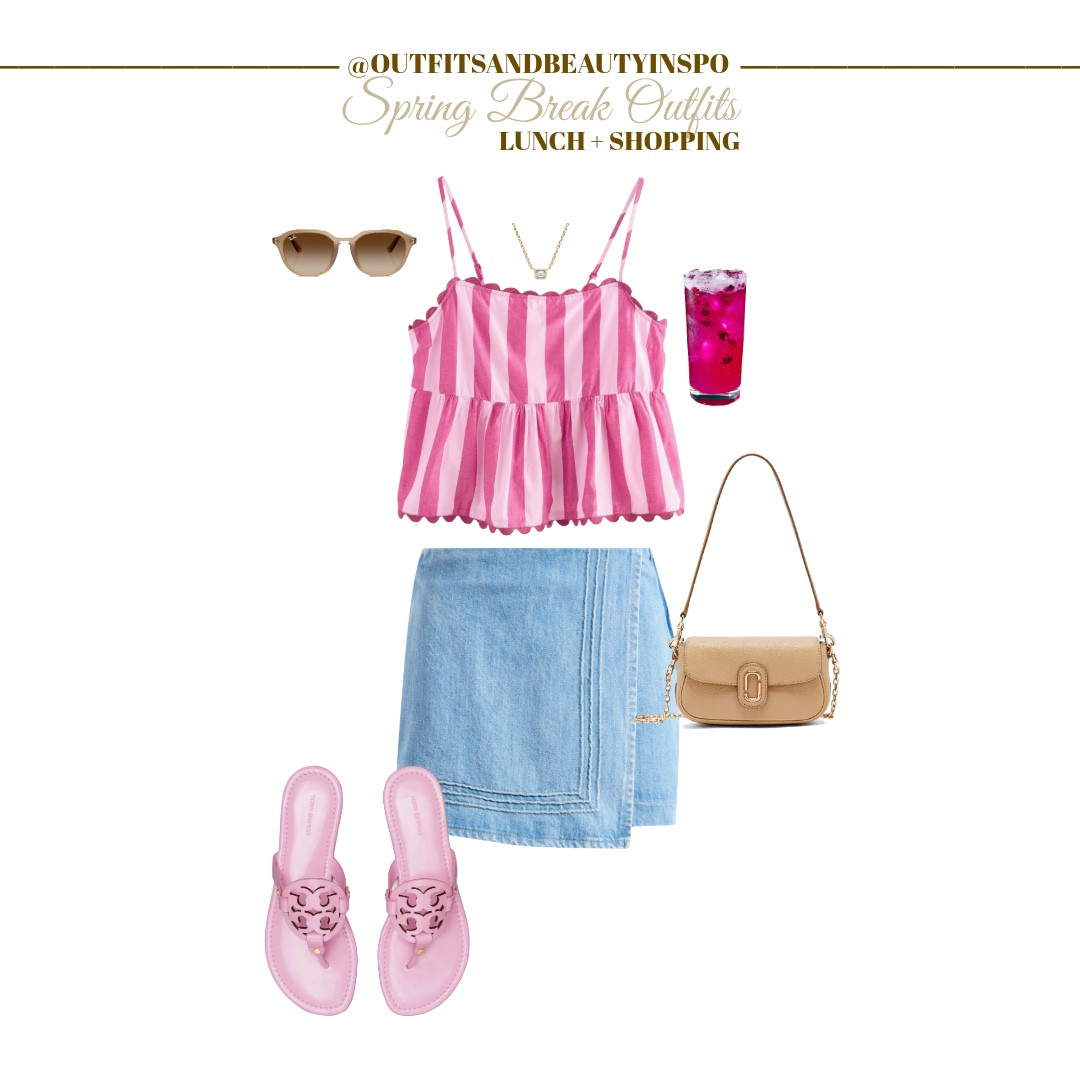 Spring break outfit inspo: lunch’s bd shopping walking around the day!

Spring break freshman Destin beach beachwear outfit inspired trendy affordable daily drills shopping sandals rattan jean shorts linen pink jean skirt

#LTKBeauty #LTKFindsUnder50 #LTKTravel