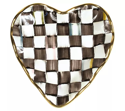 MacKenzie Childs Fluted Heart Plate | QVC