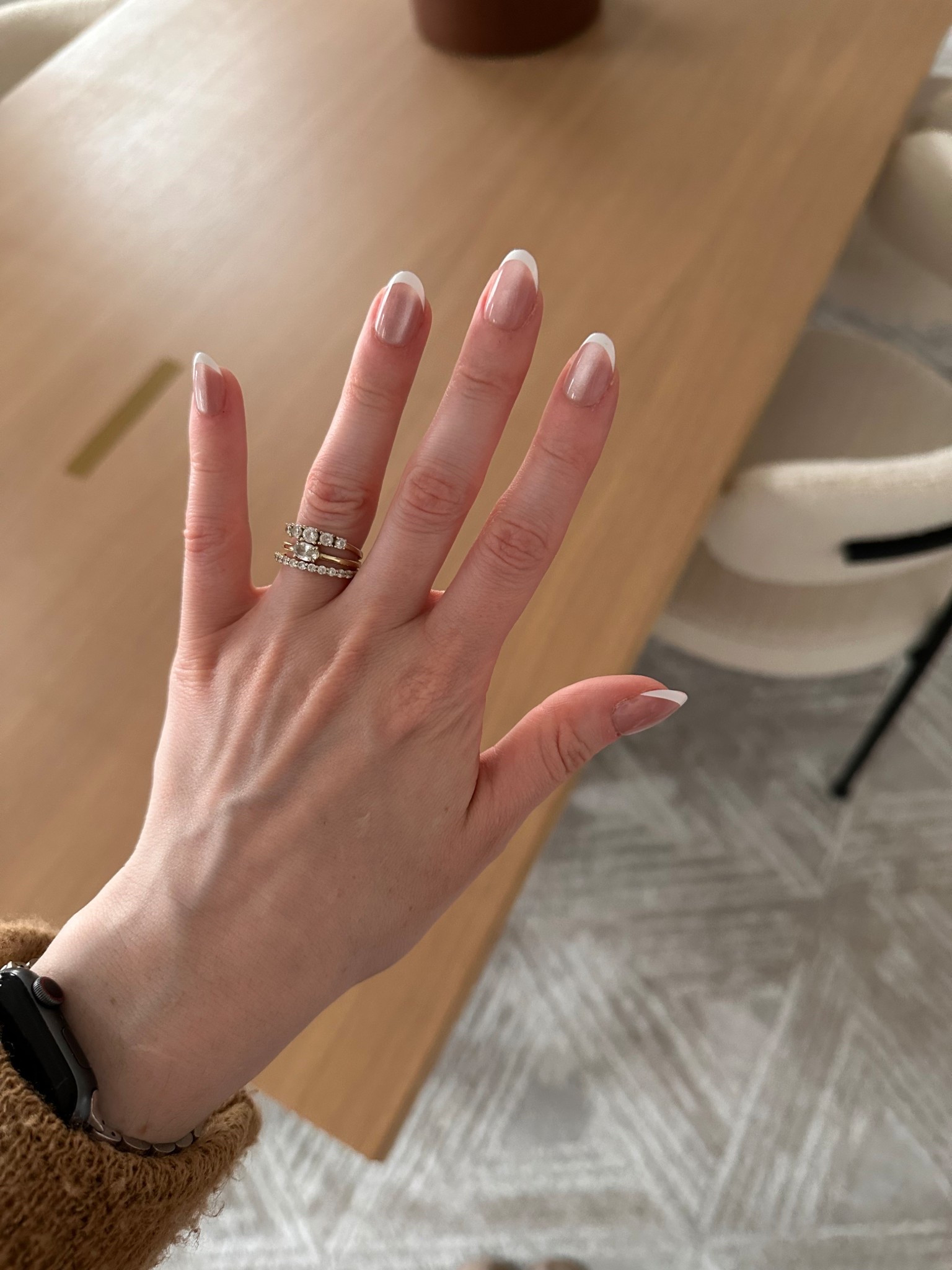 @glamnetic cat eye French tips 

Press on nails, fake nails, cat eye nails, French tips.

These are great for if you’re in a pinch or just want something simple but elegant and long lasting! Mine last at least 3 weeks every time 

#LTKselfcare #LTKBeauty #LTKWedding