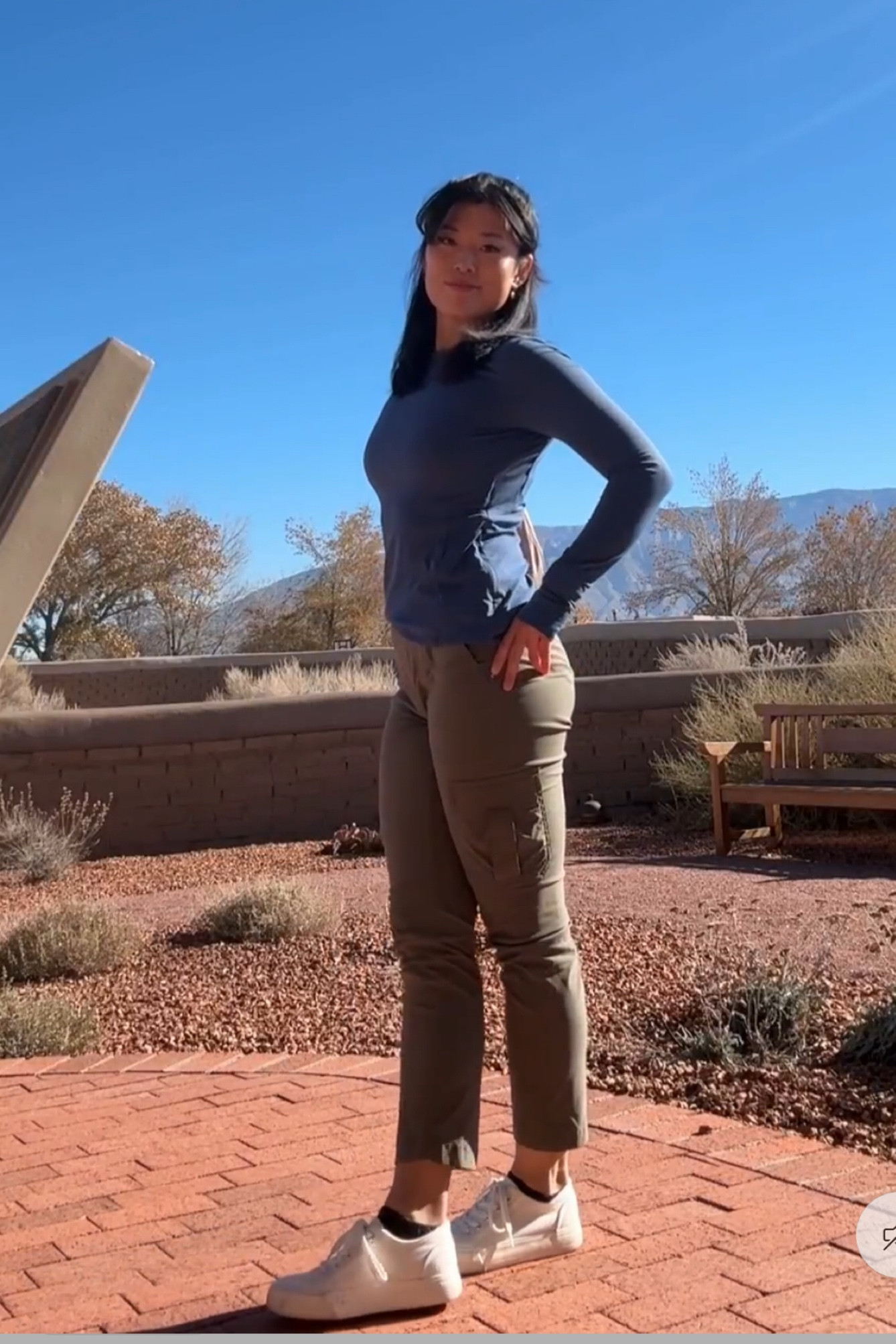 Super easy outfit for a lift ride up to Sandia Peak Tramway! Long sleeve, hiking pants, climbing pants, white sneakers

#LTKActive #LTKSeasonal #LTKStyleTip