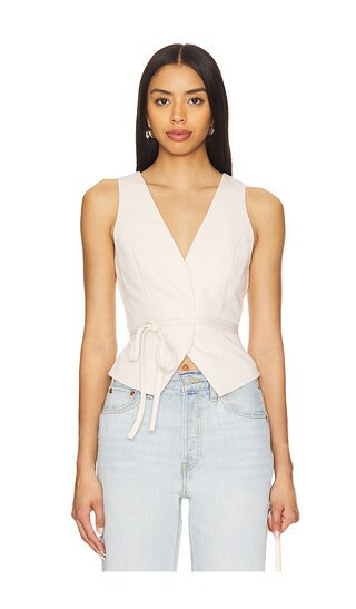 ALL THE WAYS Kenny Vest in Beige. - size M | Revolve Clothing (Global)