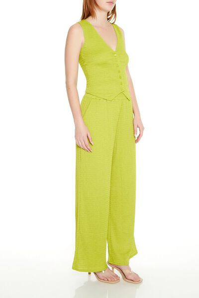 Textured Wide-Leg Pants | Forever 21