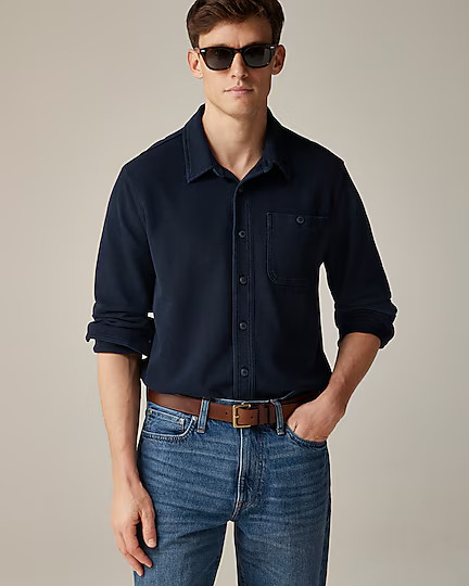 Cotton waffle shirt | J. Crew US
