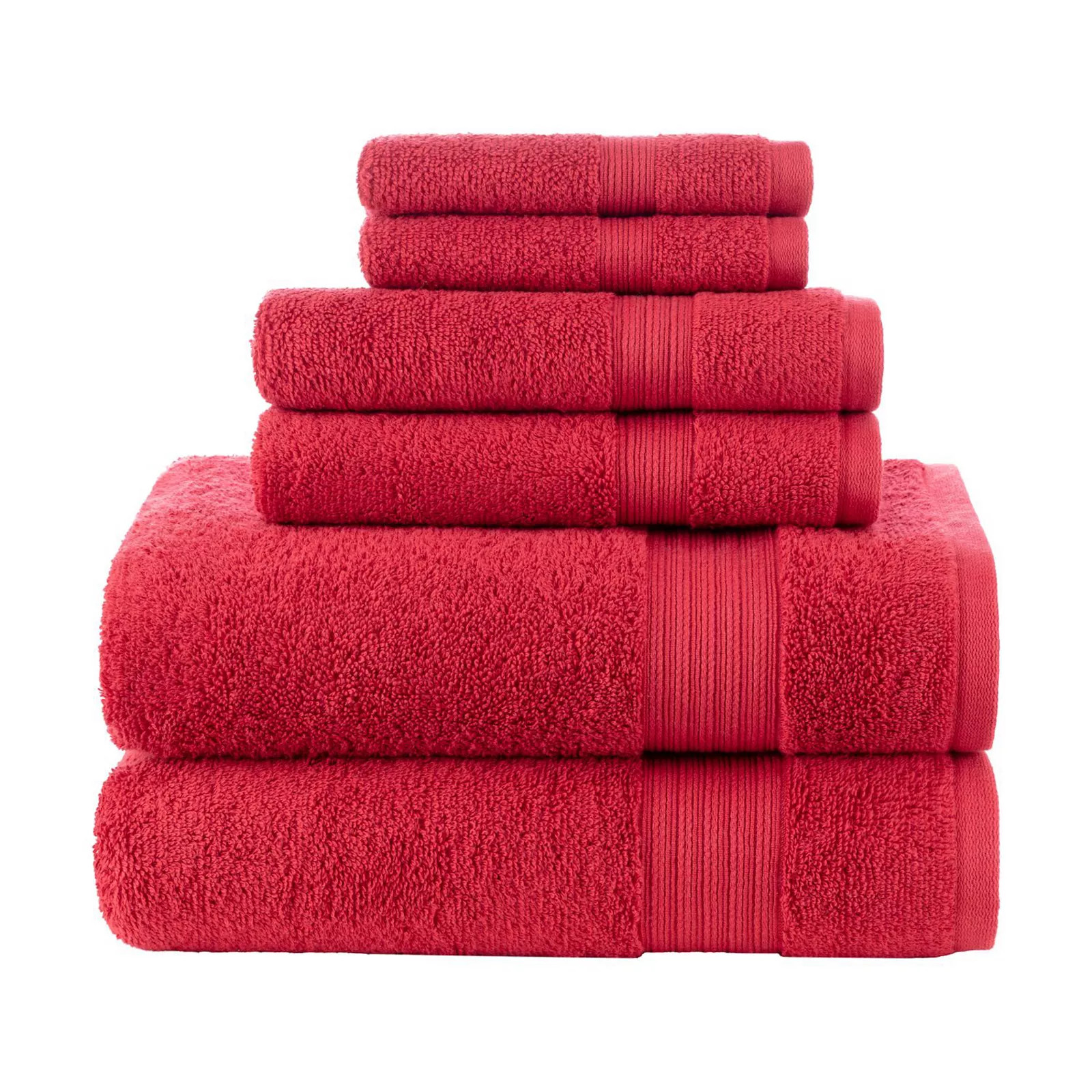 Sonoma Goods For Life® 6-pc. Absorbent Towel Set, Red | Kohl's
