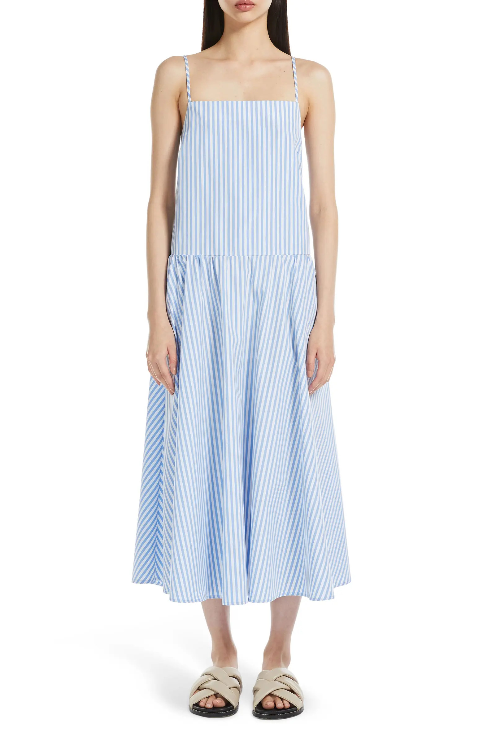 MM by Max Mara Ettore Drop Waist Sleeveless Maxi Dress | Nordstrom | Nordstrom