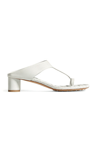 Livia Kitten Heel Leather Sandals | Moda Operandi (Global)