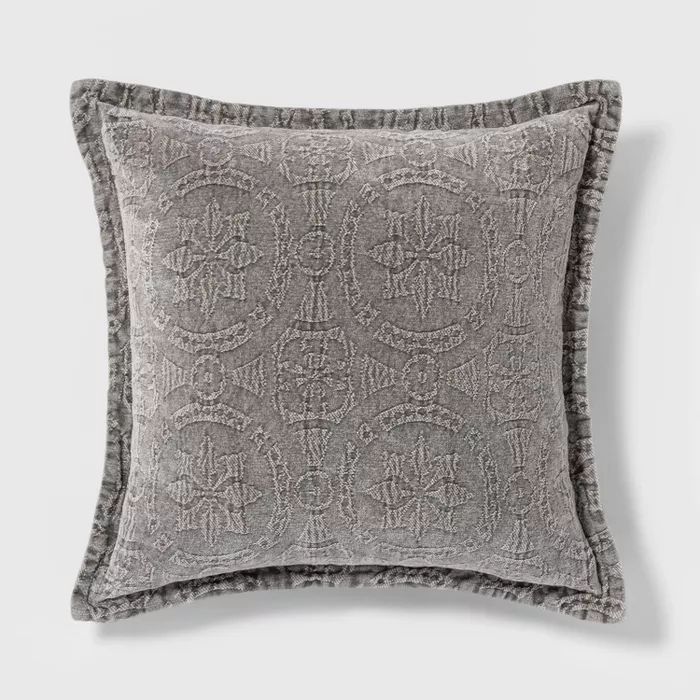 Washed Chenille Pillow - Threshold™ | Target