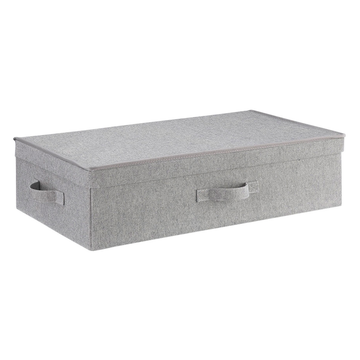 Twill Storage Underbed Box Grey | The Container Store