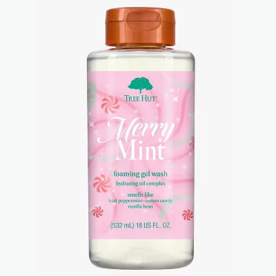 Tree Hut Foaming Gel Body Wash - Merry Mint - 18 fl oz | Target