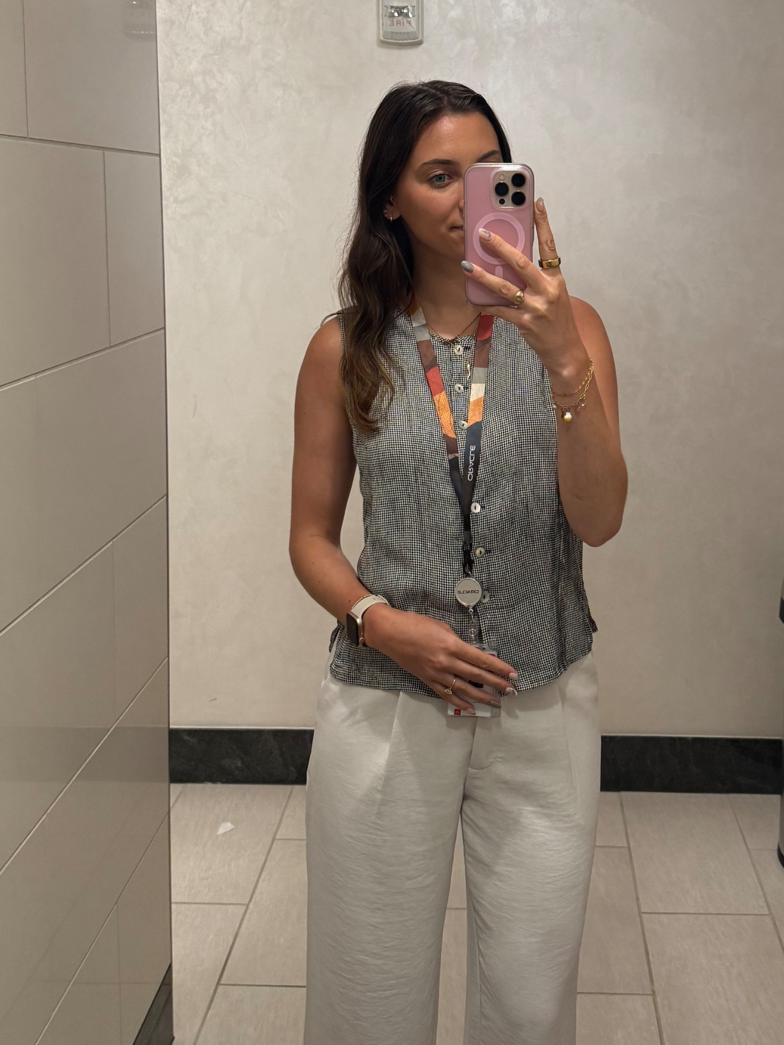 Top is thrifted (brand is Talbots) but linked similar!

Workwear, summer office outfits, corporate clothing

#LTKWorkwear