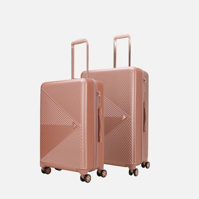 MKF Collection Felicity Luggage Set Extra Large and Large by Mia K- 2 pieces - Rose Gold | Target