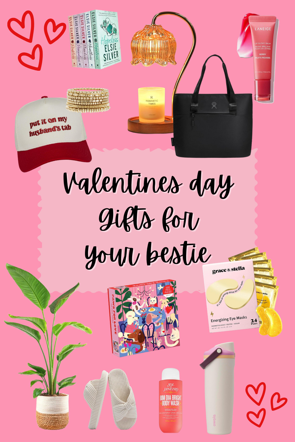💕 Amazon Valentine’s Day Gift Ideas for Your Bestie She’ll Love
Looking for the perfect Valentine’s Day gifts for your best friend on Amazon? 💖 This fun and thoughtful Amazon Valentine gift guide for besties is filled with cozy, cute, and feel-good finds that are perfect for celebrating friendship. From self-care must-haves like under-eye masks, body wash, and hydrating lip balm to comfy bow slippers and trendy gold bracelets, these gifts are perfect for showing your BFF how much she means to you.

Plan the ultimate Galentine’s night in with a cozy romance book series, a calming flower candle warmer lamp, or a fun Valentine puzzle for quality time together. Add practical favorites like a stylish water bottle, a roomy tote bag, or a cute everyday hat, plus a beautiful live houseplant she can enjoy year-round. These Amazon finds make the perfect bestie gifts that feel thoughtful without being over-the-top. 

 #LTKValentine #LTKmomlife #LTKSeasonal