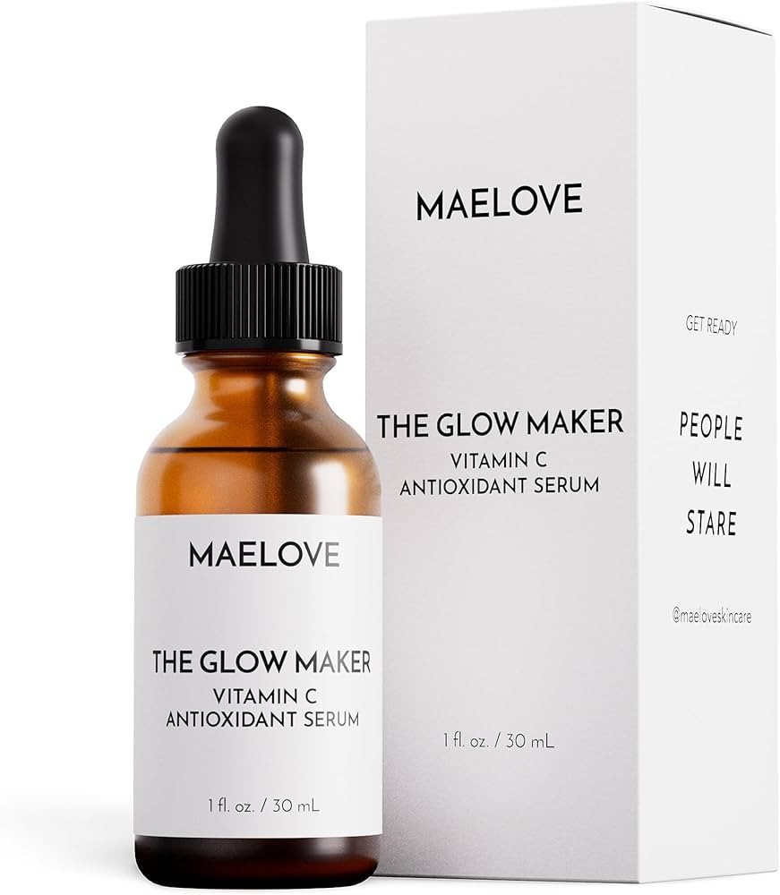 MAELOVE Glow Maker Vitamin C Serum with Vitamin E, Ferulic Acid & Hyaluronic Acid, Award-Winning ... | Amazon (US)