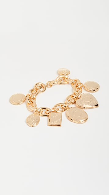 Gold Charm Bracelet | Shopbop