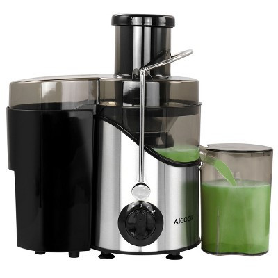 AICOOK Centrifugal Self Cleaning Juicer and Juice Extractor in Silver | Target